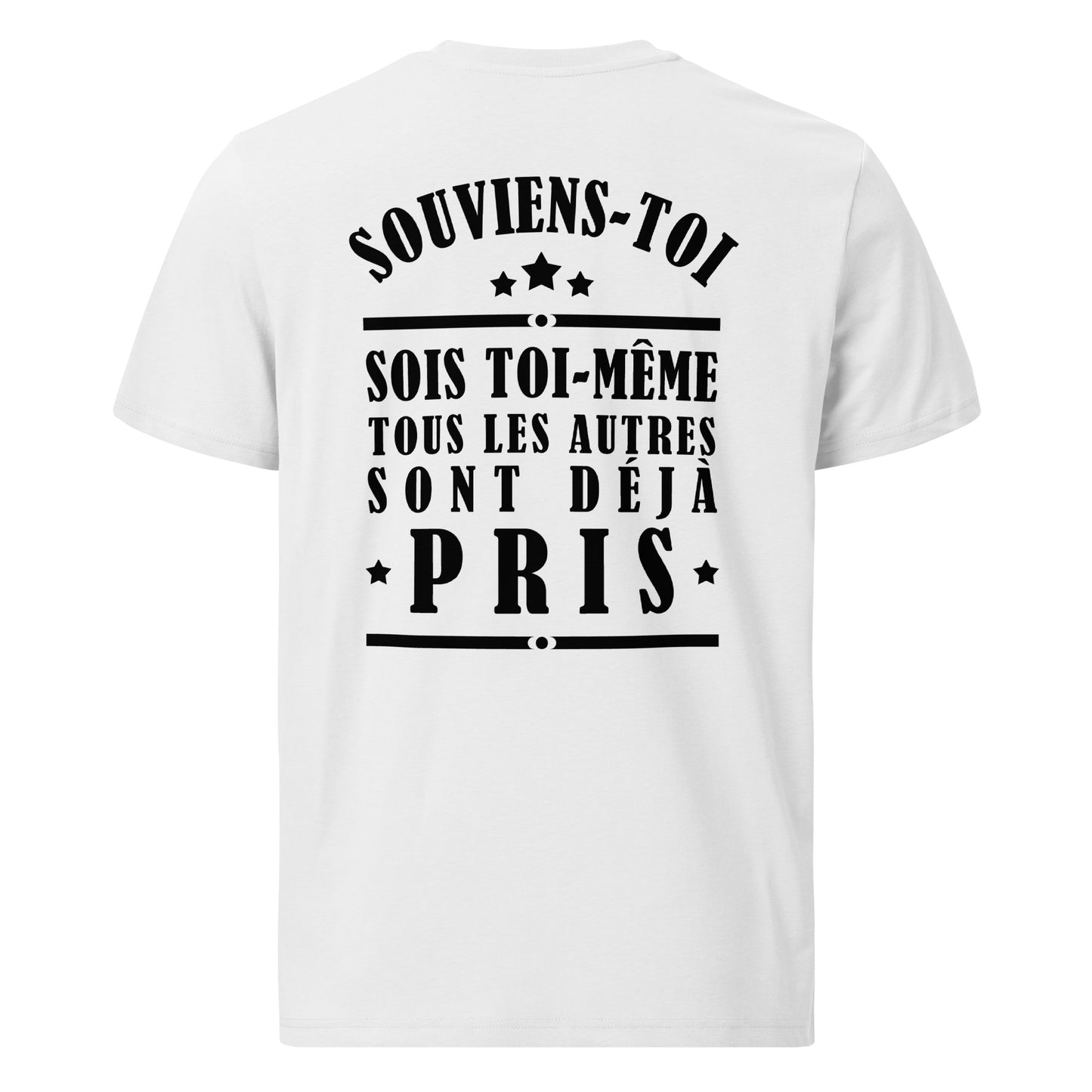 T-shirt unisexe en coton biologique - Souviens-toi