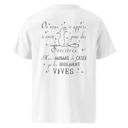 T-shirt unisexe en coton biologique - On nous a appris à avoir peur des sorcières