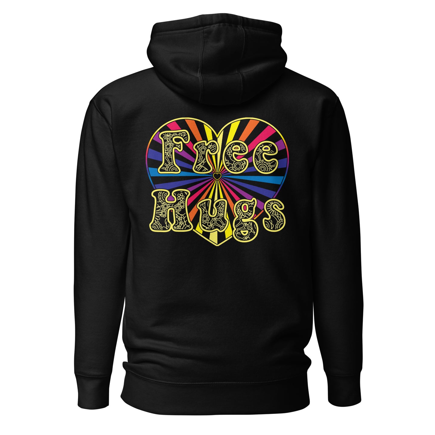 Unisex Hoodie - Free Hugs Color