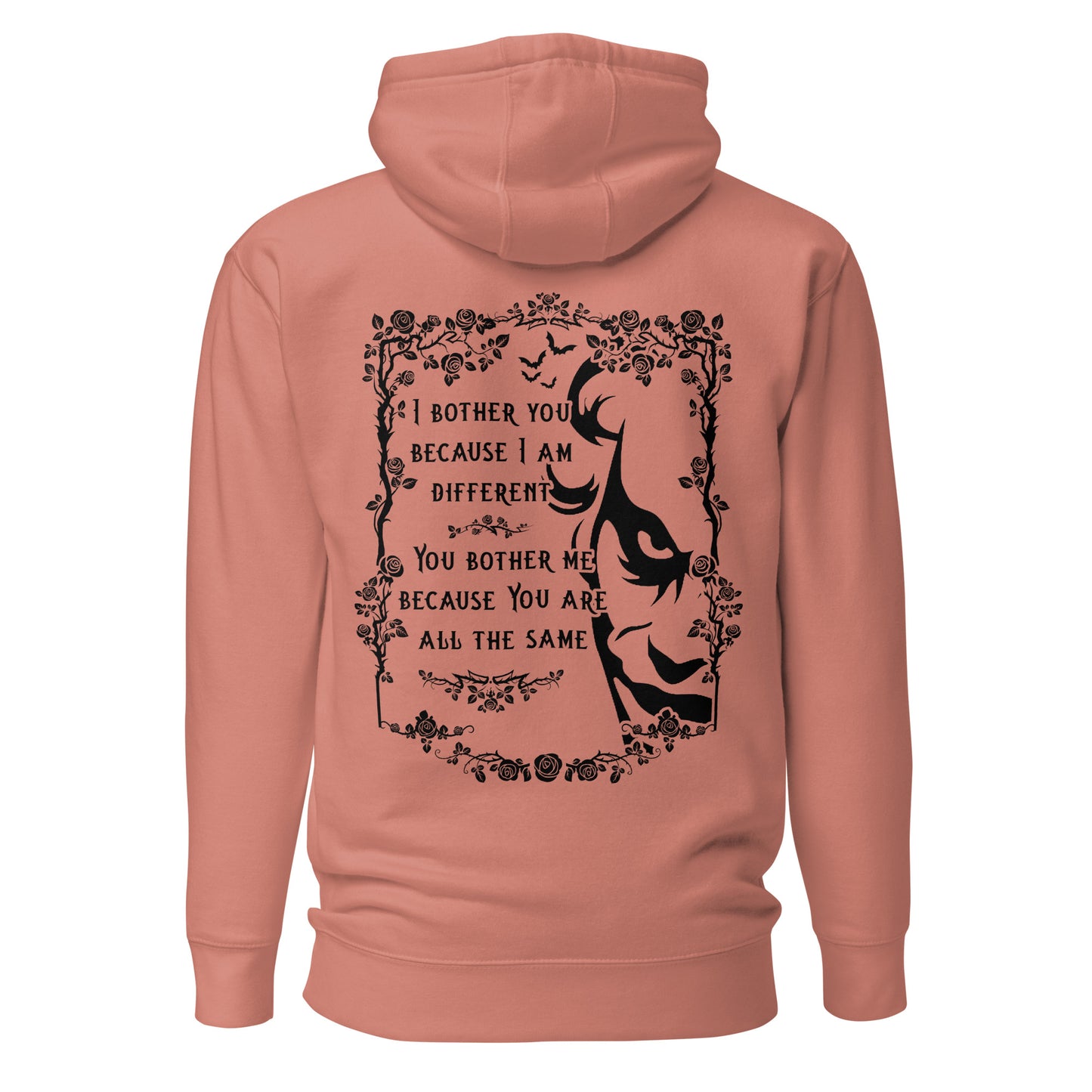 Unisex Hoodie - I bother you because I am different 2