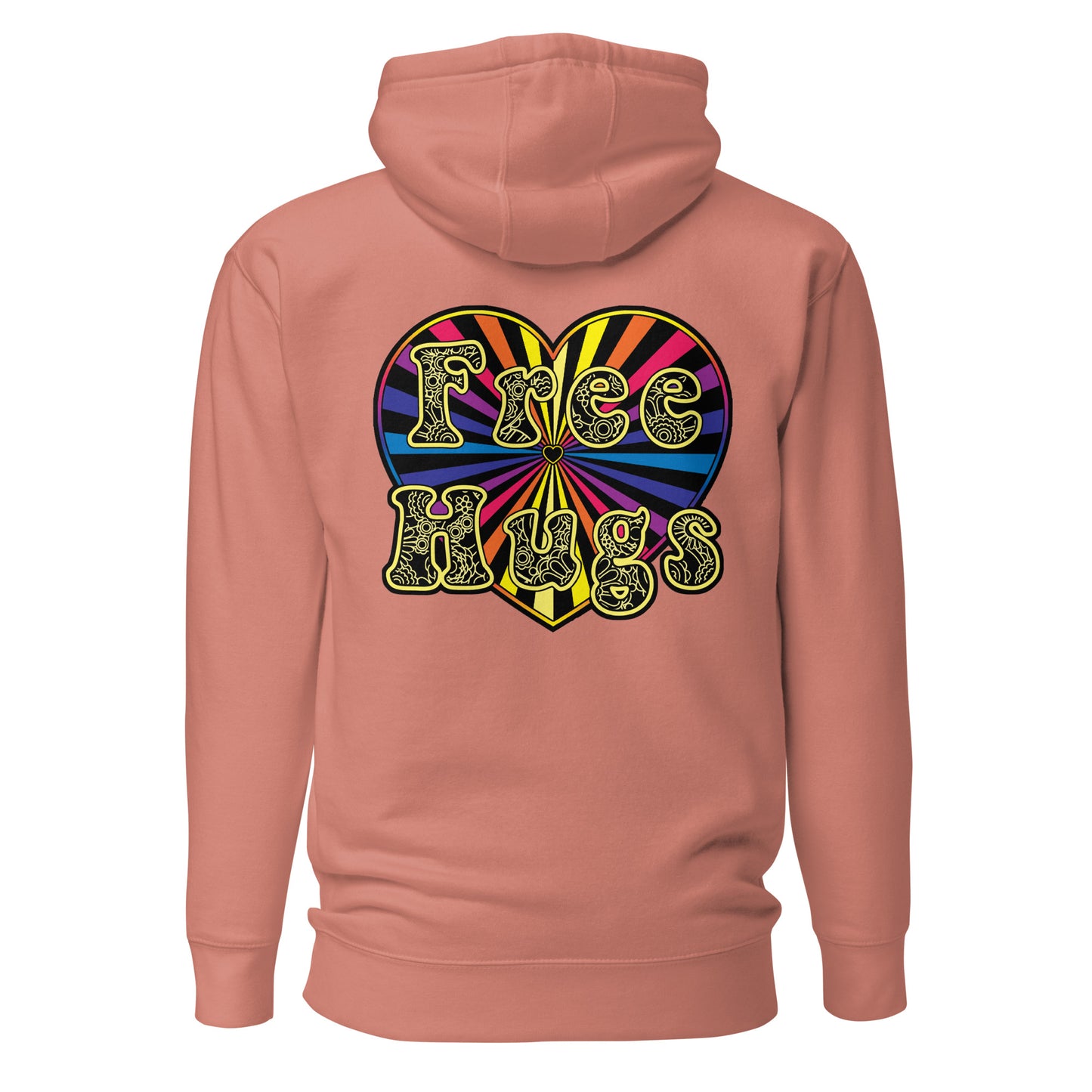 Unisex Hoodie - Free Hugs Color