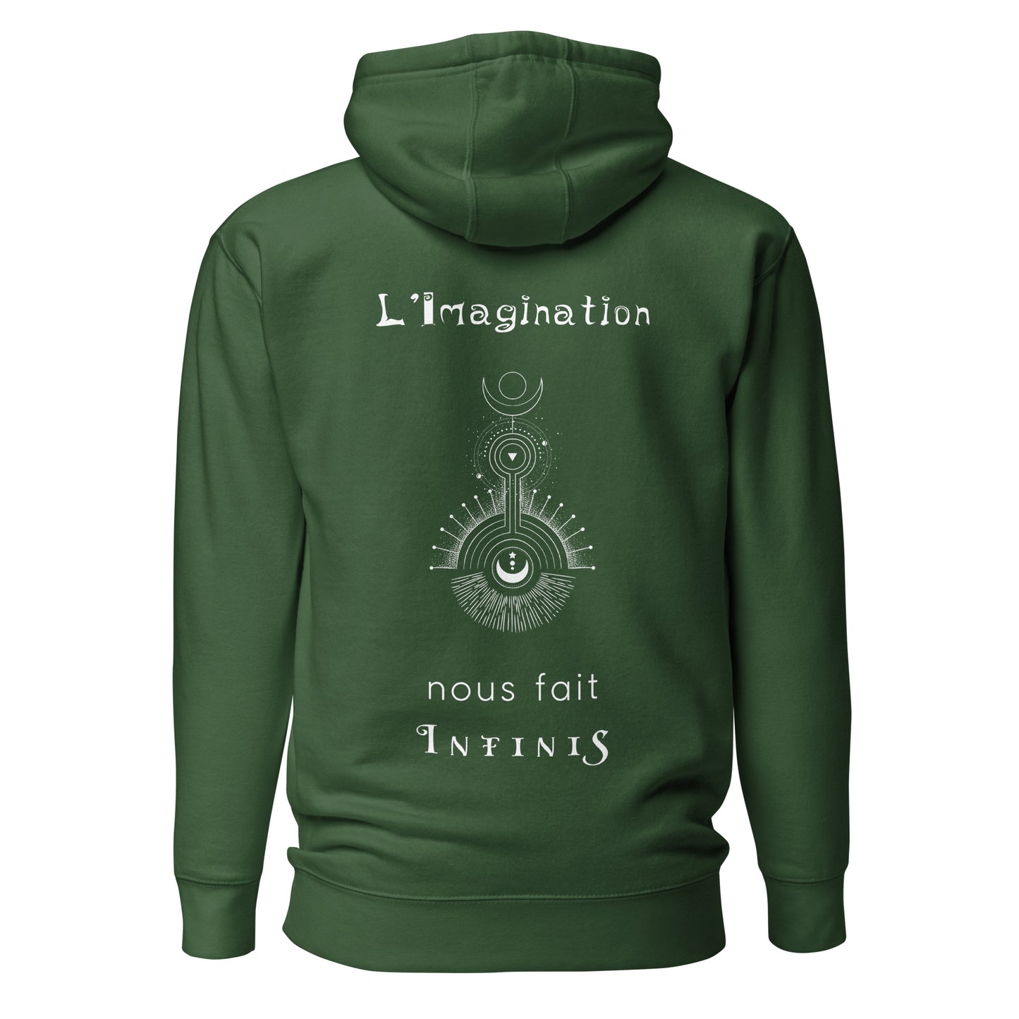 Sweat à Capuche Unisexe - L'imagination nous fait infinis