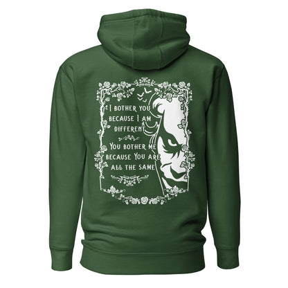 Unisex Hoodie - I bother you because I am different 2