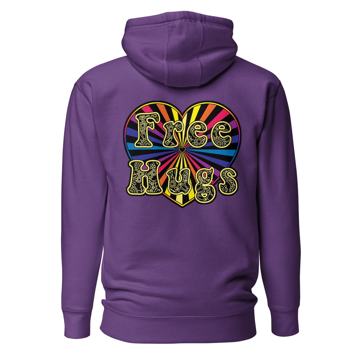 Unisex Hoodie - Free Hugs Color