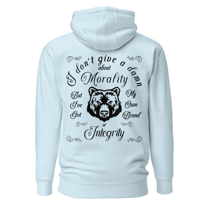 Unisex Hoodie - I don't give a Damn about Morality