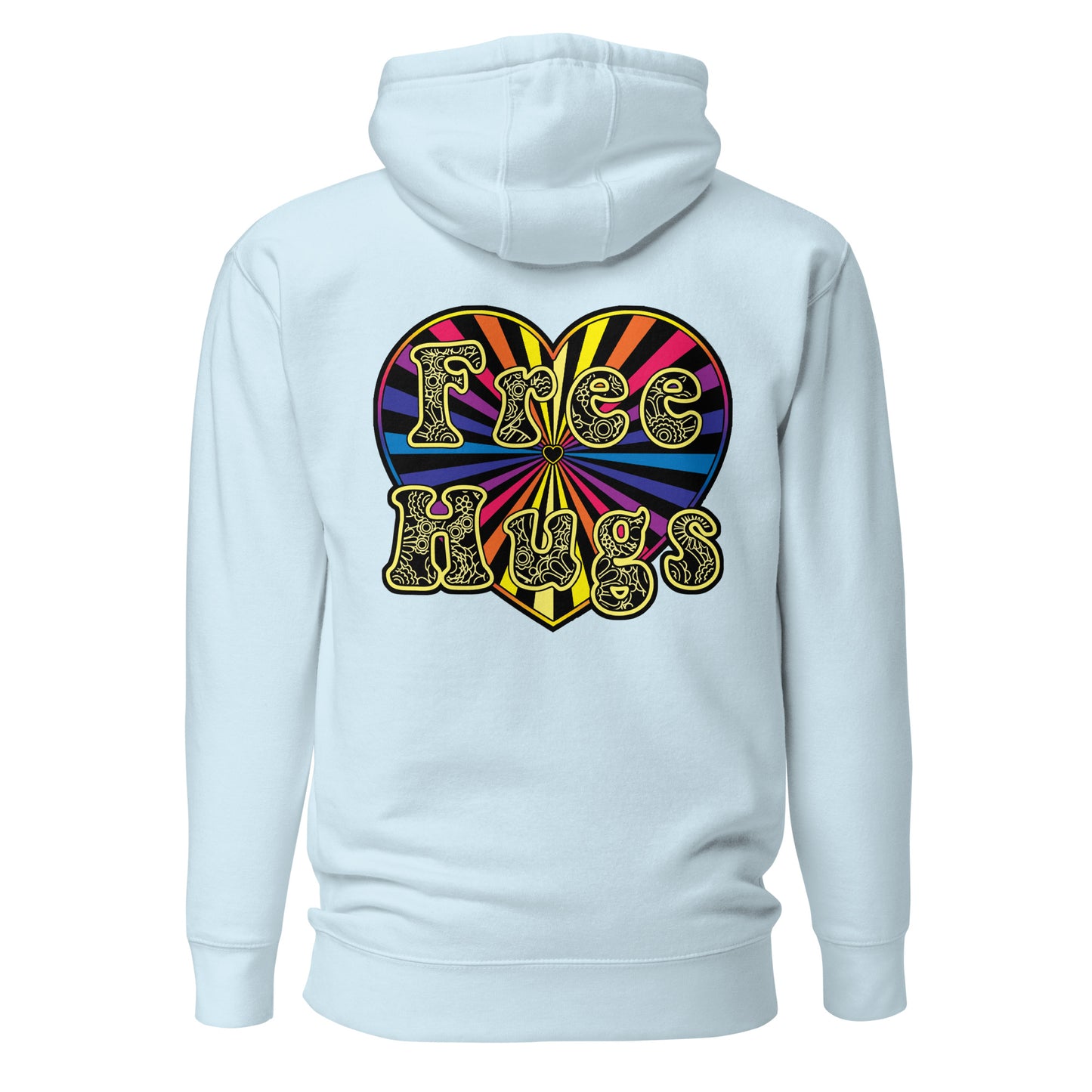 Unisex Hoodie - Free Hugs Color