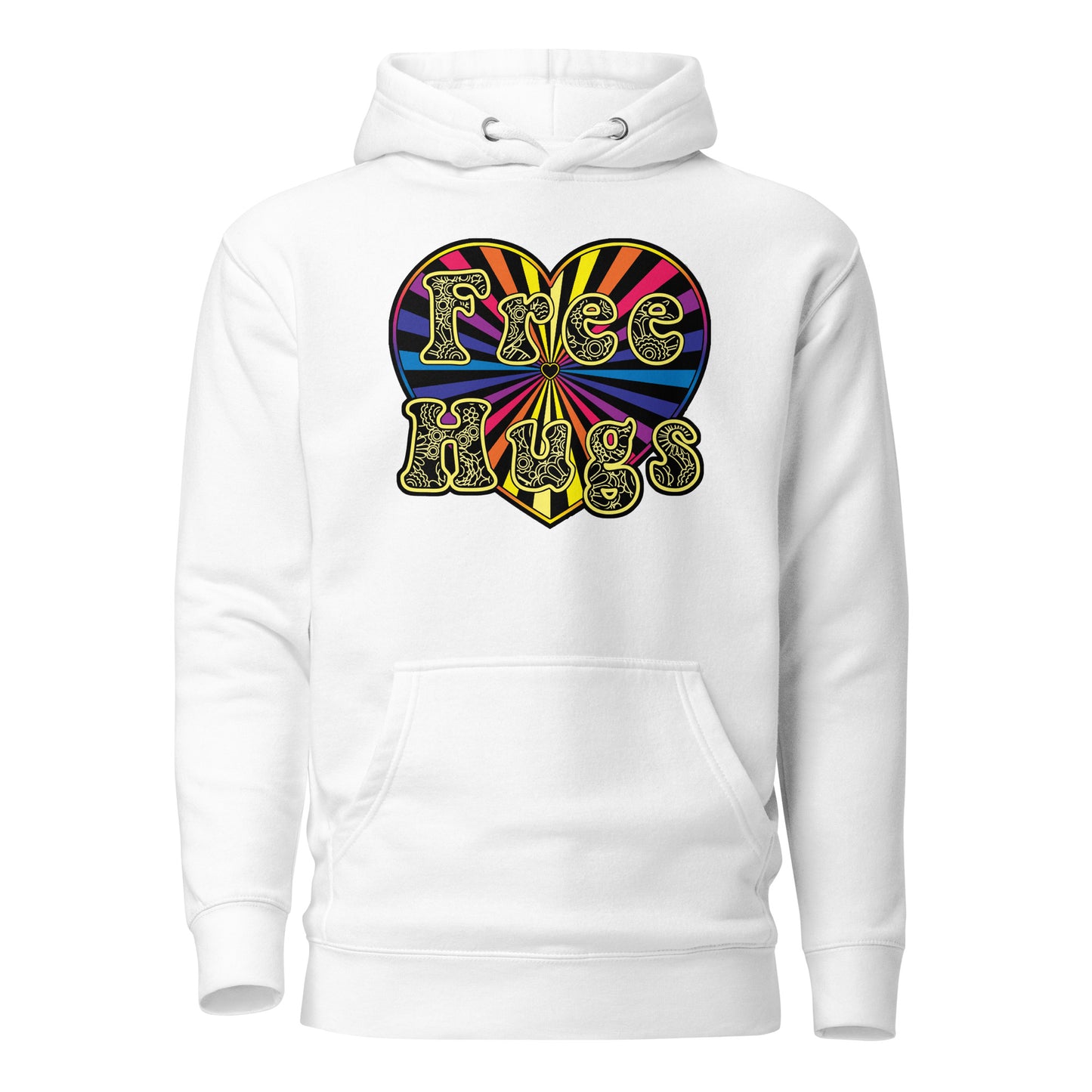 Unisex Hoodie - Free Hugs Color