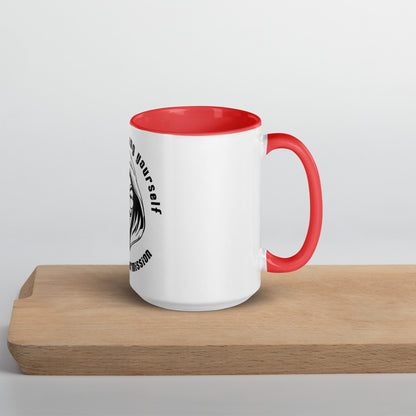 Mug with Color Inside - Freedom is Being Yourself